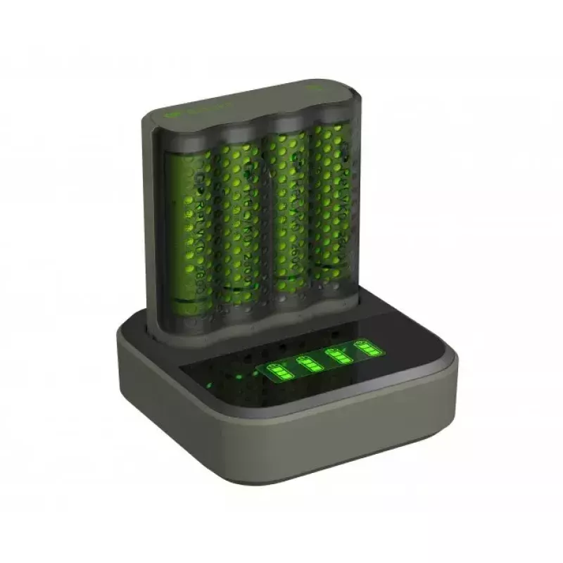 Cargador de baterías GP Batterien ReCyko M451 USB NiMH AA AAA