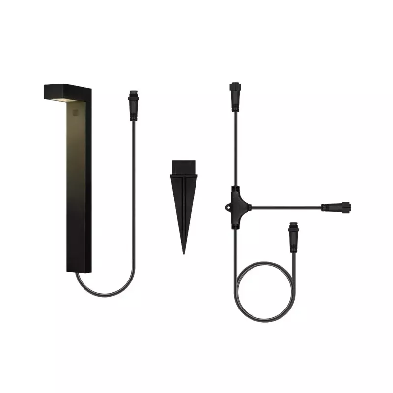 Luminaria de suelo exterior Hombli HBPL-0100 LED 6W negro