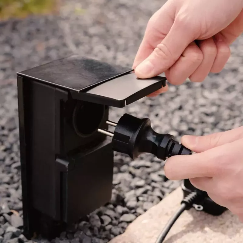 Luminaria de suelo exterior Hombli HBPK-0100 LED 6 W negro