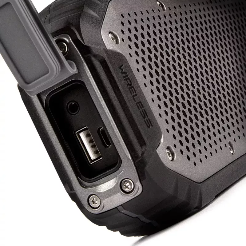 Altavoz portátil estéreo Veho MX-1 negro/plata