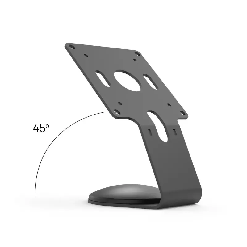 Soporte multimedia Compulocks VESA Fixed 45 Degree Core Counter Stand negro aluminio