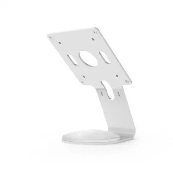 Pie de suelo multimedia Compulocks VESA Fixed 45 Degree Core blanco aluminio