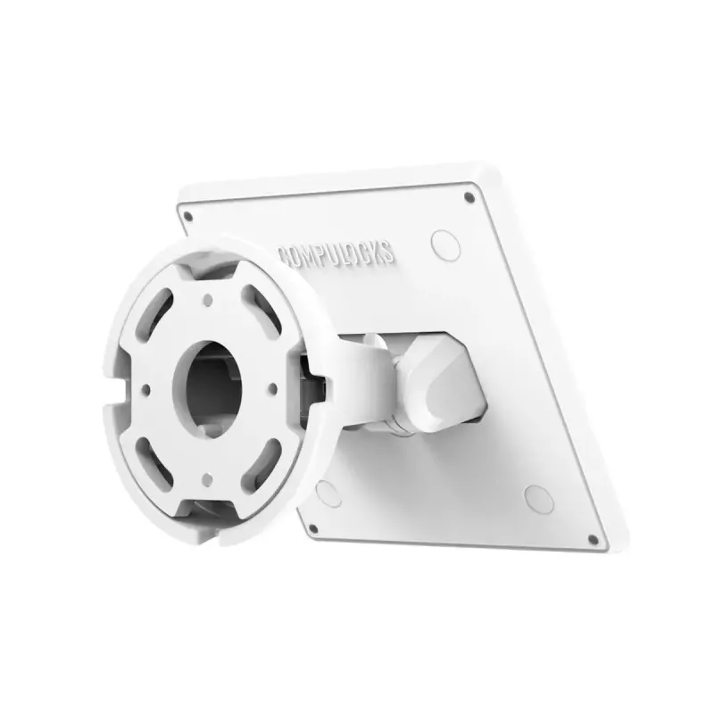 Soporte de pared inclinable VESA Compulocks 505W blanco tamaño máximo de pantalla 27