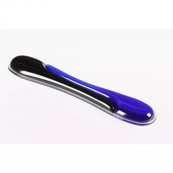 Reposamuñecas para teclado Kensington Duo Gel — azul, negro, azul, gel, Taiwán, MIL-STD-810H método 504.3 contaminación por líquidos, 240 mm, 182 mm