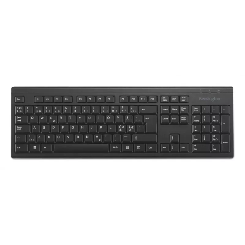 Kensington K75561PN KB150 EQ teclado inalámbrico, tamaño completo