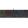 Sandberg 640-31 teclado mecánico para juegos, USB, retroiluminado, interruptores azules, QWERTZ alemán