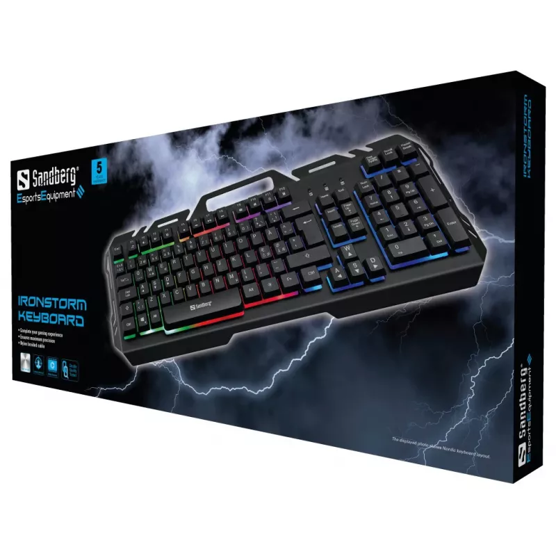 Teclado Sandberg IronStorm BE