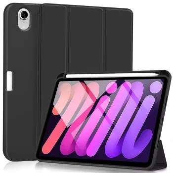 Funda Folio eSTUFF ES68201101-BULK para iPad mini 6 21,1 cm Negra