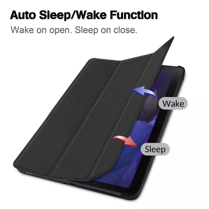 Funda Folio eSTUFF para Samsung Galaxy Tab A8 10.5 Negra 2 modos de soporte