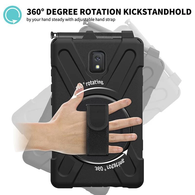 eSTUFF AUSTIN Defender Case para Samsung Galaxy Tab Active3 - Negra
