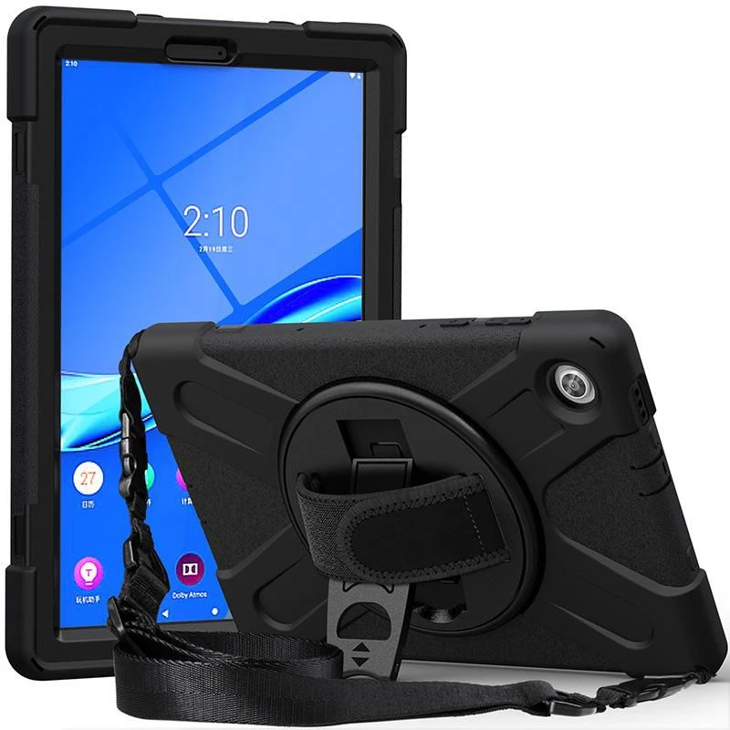 eSTUFF AUSTIN Defender Funda para Lenovo TAB M10 HD 2nd Gen (TB-X306X) – Negra