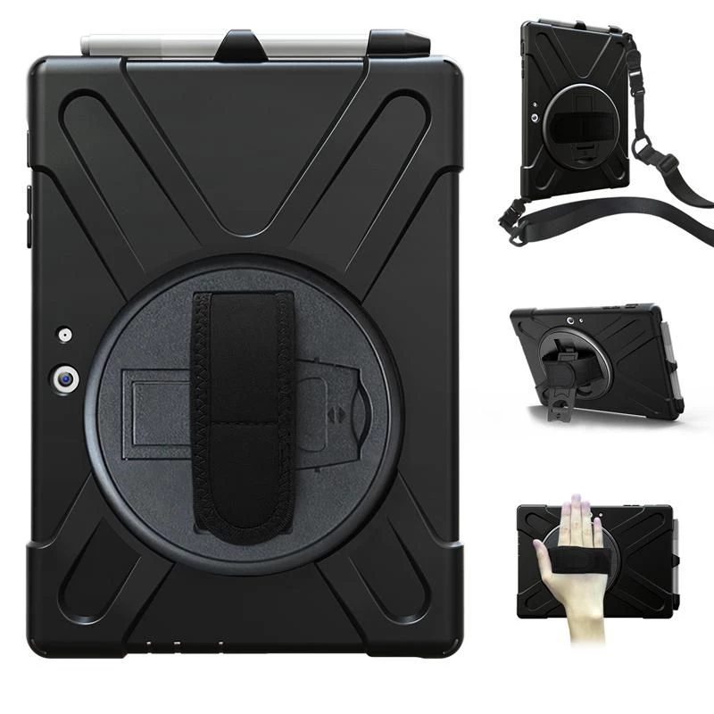 eSTUFF Wombat funda protectora para Microsoft Surface Go 2/Go 4, negra