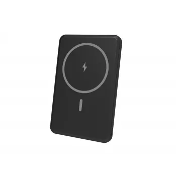 Batería externa eSTUFF ES641100 5000 mAh carga inalámbrica negra