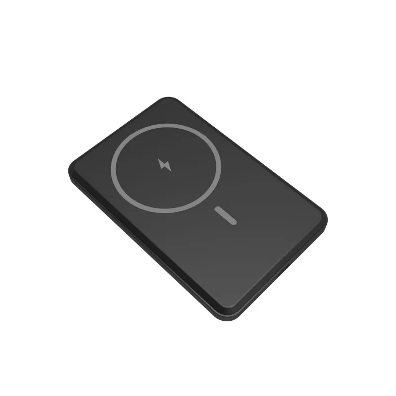 Batería externa eSTUFF ES641100 5000 mAh carga inalámbrica negra