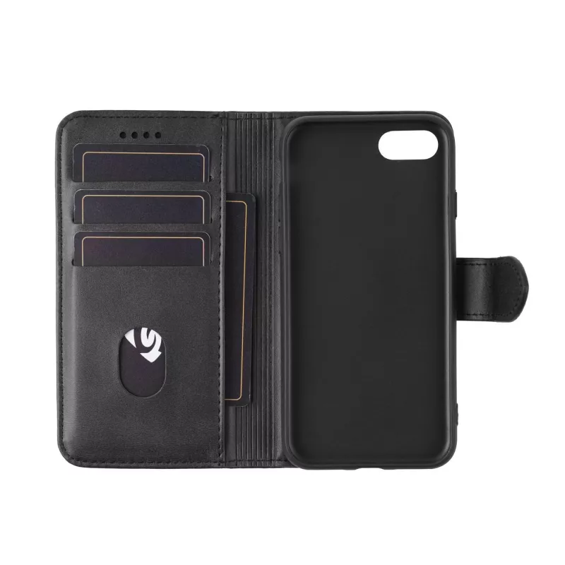 Funda tipo cartera eSTUFF ES67110001-BULK para iPhone SE 2022/2020 negra