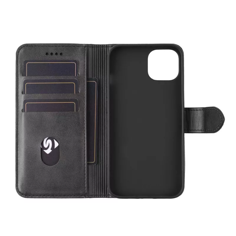 eSTUFF ES67110002-BULK funda para móvil funda tipo cartera negra