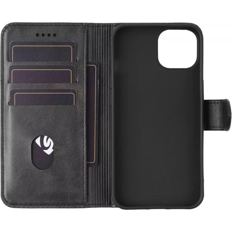 eSTUFF ES67110005-BULK funda para móvil tipo cartera negra