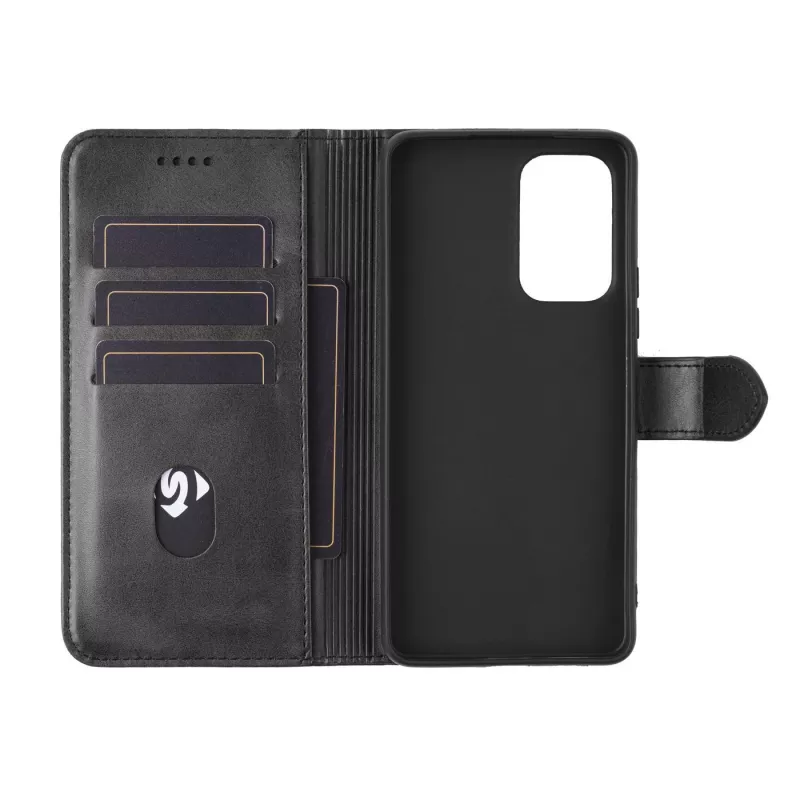 eSTUFF ES67340003-BULK funda para móvil funda tipo cartera negra