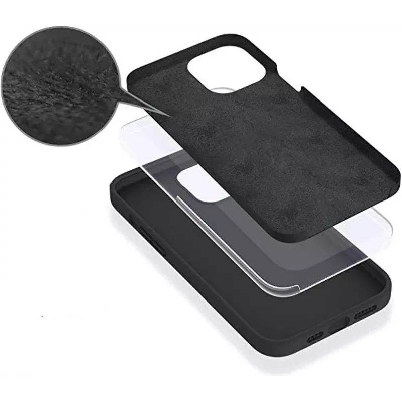 eSTUFF ES67120021-BULK funda para móvil 15,5 cm (6,1 pulgadas) funda negra