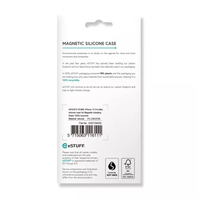 eSTUFF ES67150028 Funda para móvil 17 cm (6,7