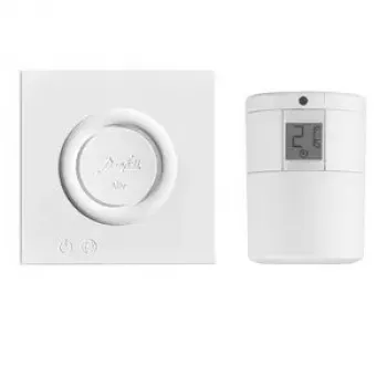 Danfoss Ally Starter Pack, gateway + termostato para radiador, blanco (014G2440)