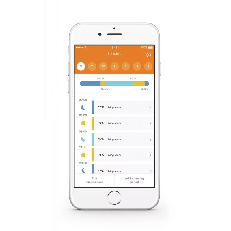 Termostato inteligente Netatmo NTH01-EN-EU