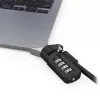 Compulocks Ledge para MacBook Air 13 pulgadas M2 y M3 con candado de combinación plata