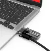 Compulocks Ledge para MacBook Air 13 pulgadas M2 y M3 con candado de combinación plata