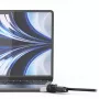 Compulocks Ledge para MacBook Air 13 pulgadas M2 y M3 con candado de combinación plata