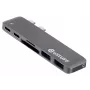 eSTUFF ES84122-Gris hub de interfaces USB 3.2 Gen 1 (3.1 Gen 1) Type-C 5000 Mbit/s
