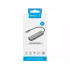 Sandberg 136-77 USB-C 6-in-1 MediaDock base de conexión, HDMI + vídeo USB-C, doble 4K@60Hz, USB-A/USB-C 10 Gbps, PD 100W, aluminio