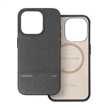 Funda Native Union (Re)Classic para iPhone 16 Pro negra
