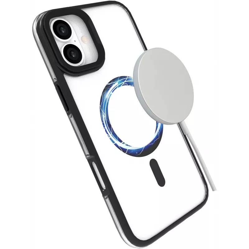eSTUFF ES67141100 funda para móvil 15,5 cm (6,1 pulgadas) transparente, negra