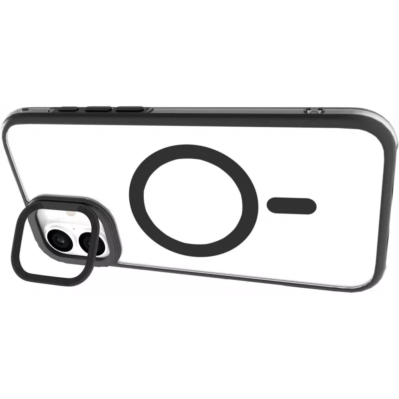 eSTUFF ES67141100 funda para móvil 15,5 cm (6,1 pulgadas) transparente, negra