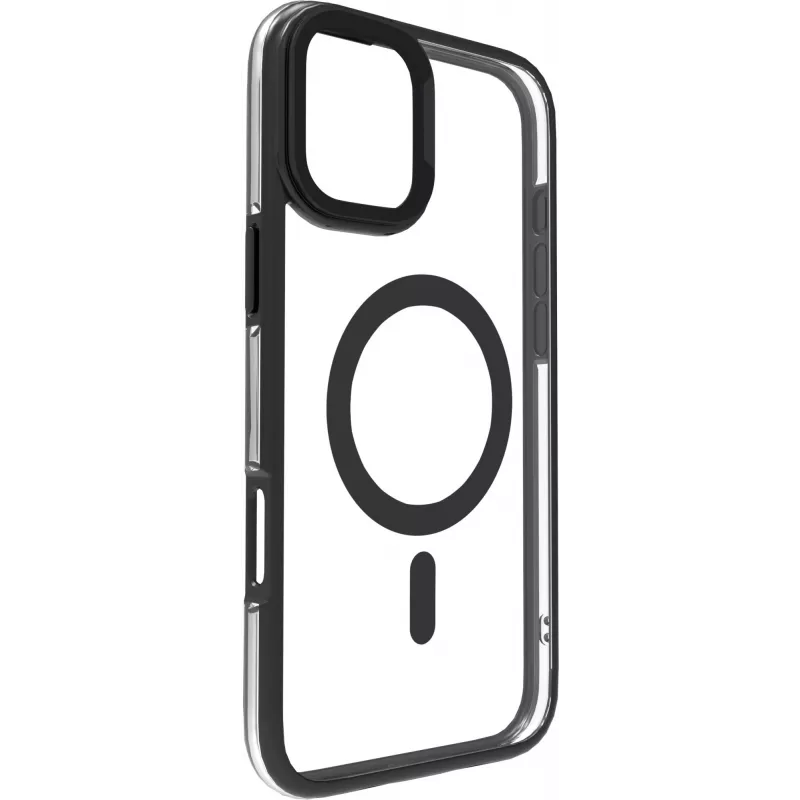 eSTUFF ES67141101 funda para móvil 17 cm (6,7 pulgadas) transparente, negra