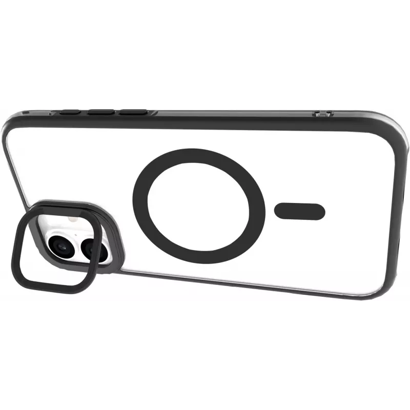 eSTUFF ES67141101 funda para móvil 17 cm (6,7 pulgadas) transparente, negra