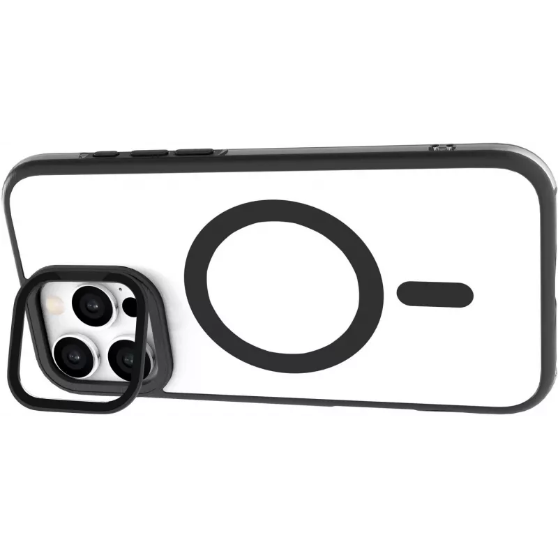 eSTUFF ES67141103 funda para móvil 17,5 cm (6,9 pulgadas) transparente, negra