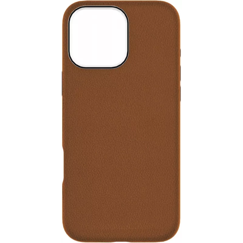 eSTUFF INFINITE VENICE funda magnética de piel para iPhone 16 Pro, marrón