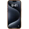 eSTUFF INFINITE VENICE funda magnética de piel para iPhone 16 Pro, marrón