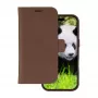Funda tipo libro dbramante1928 Lynge MagSafe iPhone 16 Pro Dark Tan