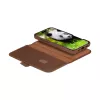 Funda tipo libro dbramante1928 Lynge MagSafe iPhone 16 Pro Dark Tan