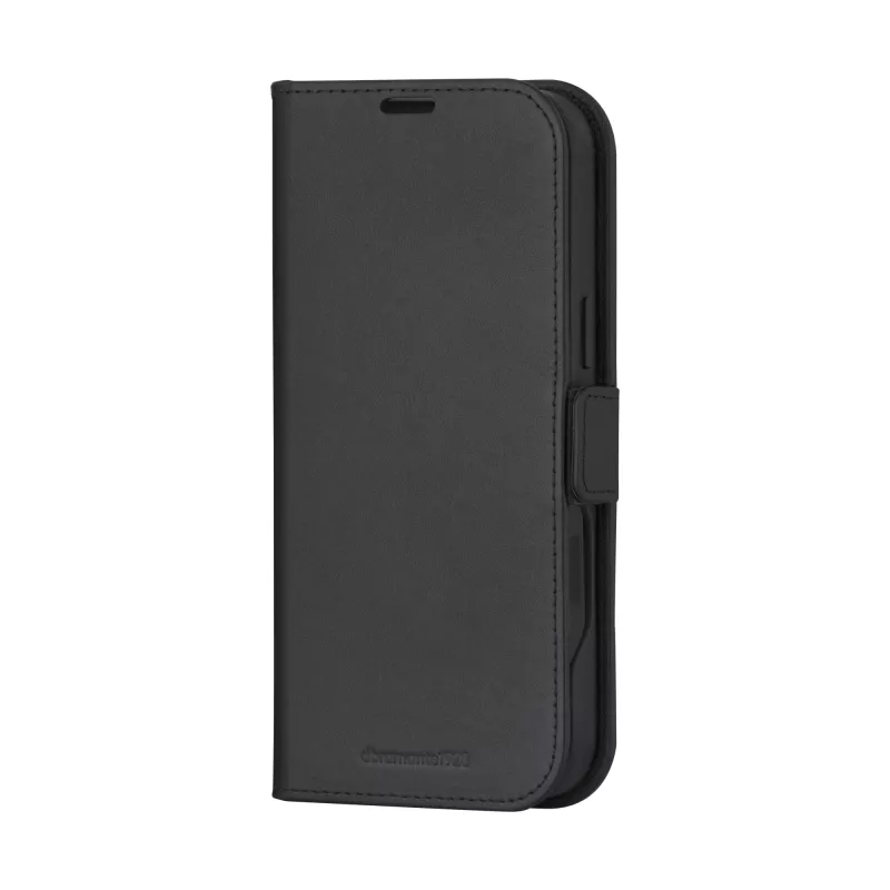dbramante1928 Lynge MagSafe LM61GTBL6308 funda con tapa para Apple iPhone 16 Pro, piel granulada, negra