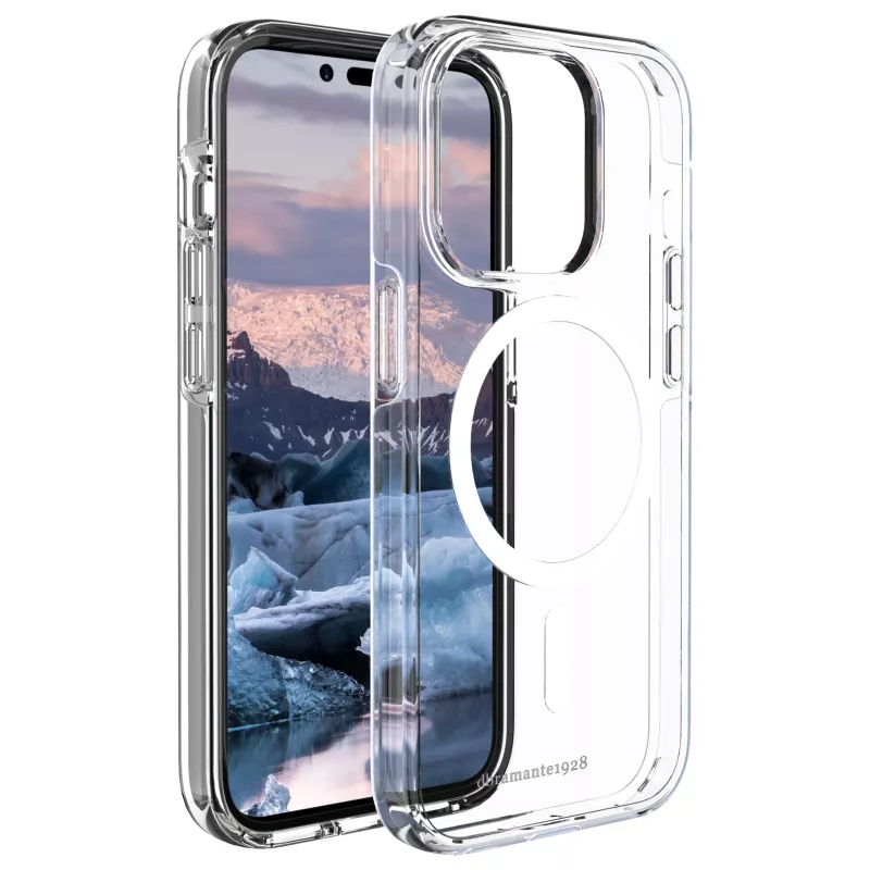 Funda dbramante1928 Iceland Pro compatible con MagSafe iPhone 14 Pro transparente