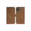 Funda tipo cartera dbramante1928 Lynge iPhone 14 Plus tan 3 compartimentos para tarjetas