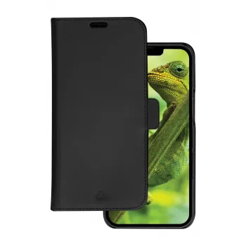 Funda tipo cartera dbramante1928 Lynge iPhone 14 Plus negra 3 compartimentos para tarjetas