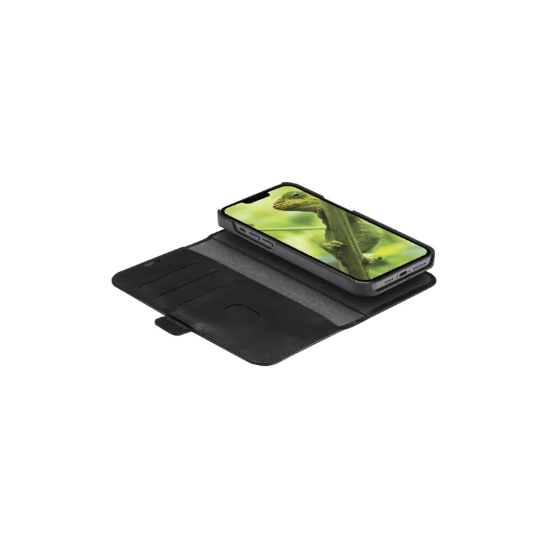 Funda tipo cartera dbramante1928 Lynge iPhone 14 Plus negra 3 compartimentos para tarjetas