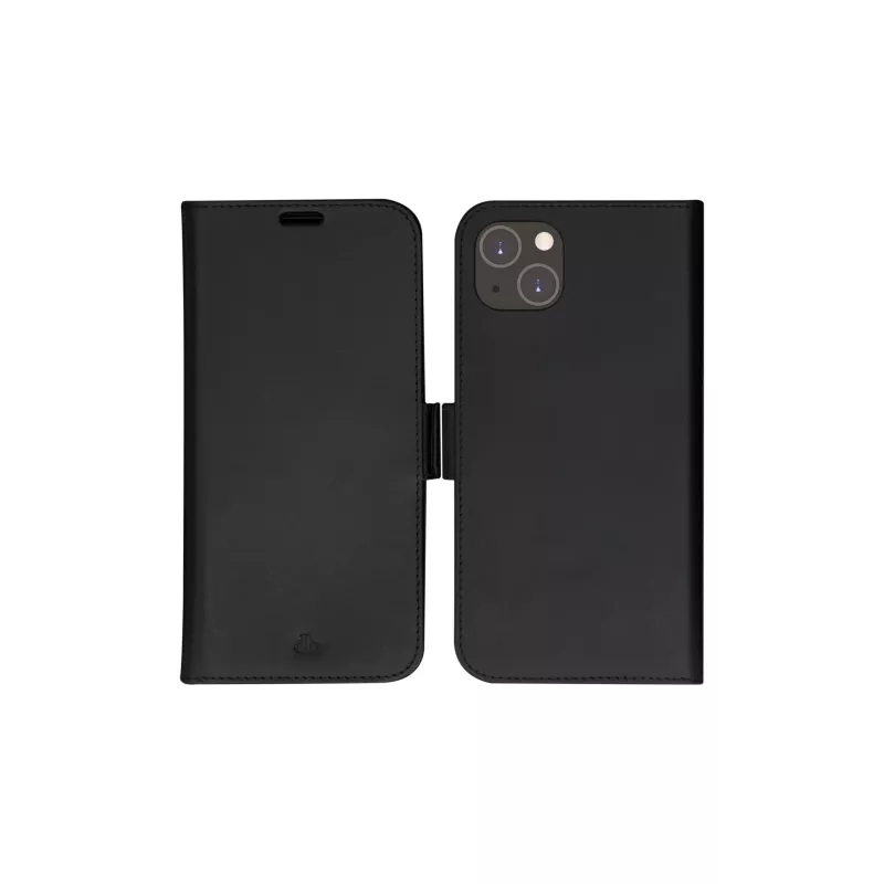 Funda tipo cartera dbramante1928 Lynge iPhone 14 Plus negra 3 compartimentos para tarjetas