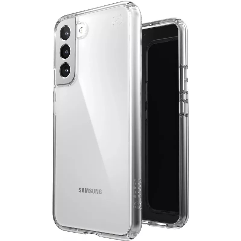 Funda Speck Presidio Perfect Clear Samsung Galaxy S22 Plus transparente
