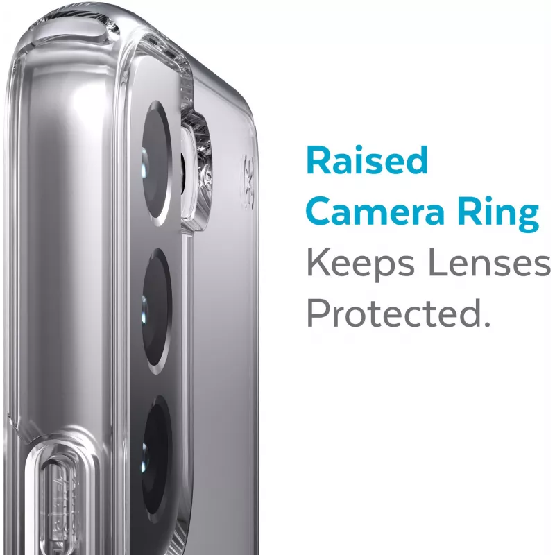Funda Speck Presidio Perfect Clear Samsung Galaxy S22 Plus transparente