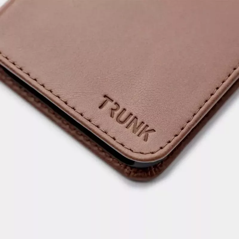 Funda tipo cartera Trunk TR-WA1254-BRW para iPhone 12 mini marrón